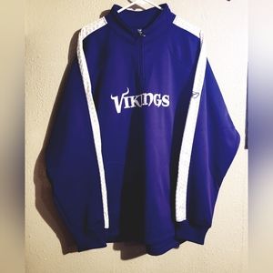 NFL Minnesota Vintage Reebok Stitched Jacket Size XL